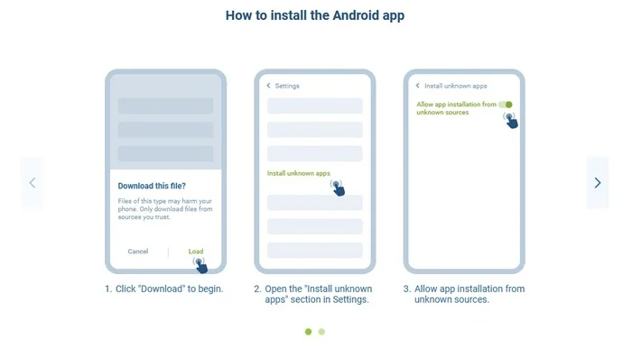1xBet app for Android